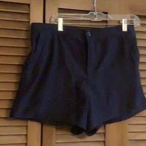 Navy swim shorts